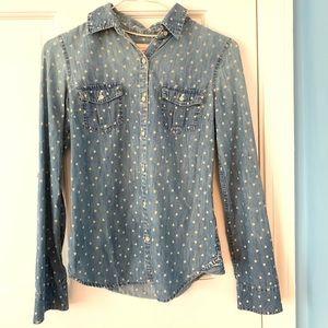 Denim Button-Up